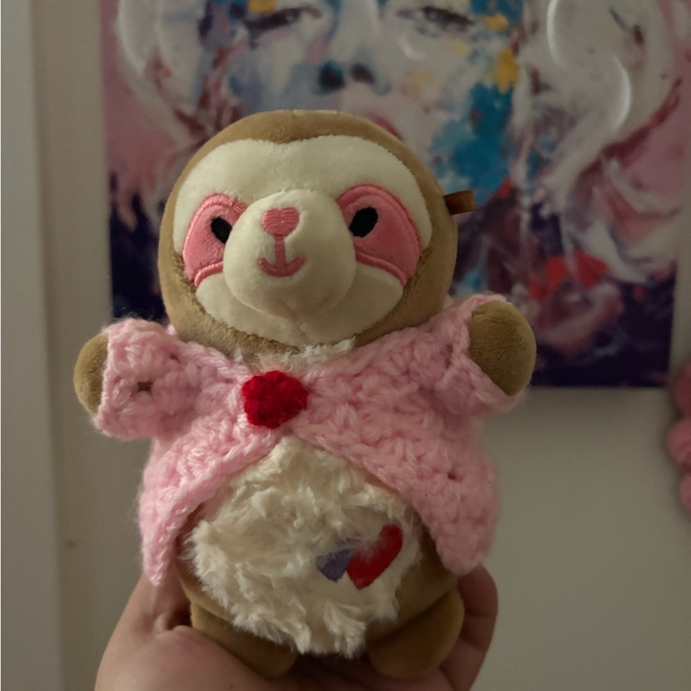 Sloth Simon hugmee Squishmallow 5” rare